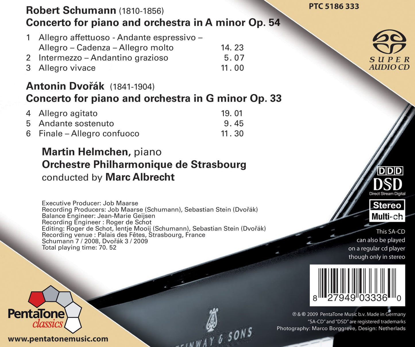 Schumann & Dvorák: Piano Concertos
