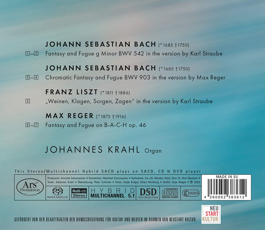 J.S. Bach, Liszt, Reger & Straube: Elements of Bach