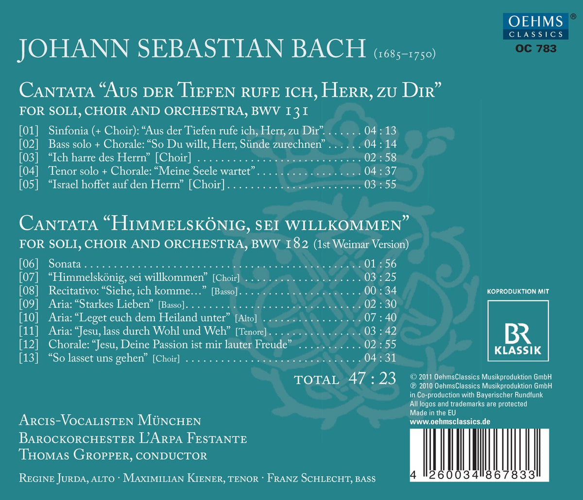 Bach: Cantatas BWV 131 and 182