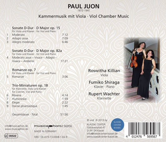 P. Juon: Viol Chamber Music