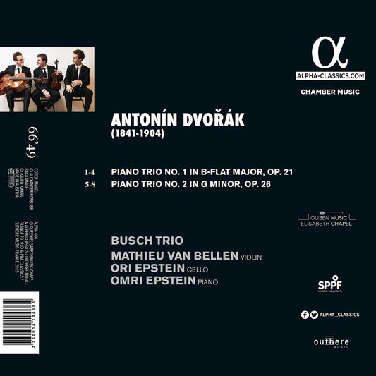 Dvorák: Piano Trios, Op. 21 and 26