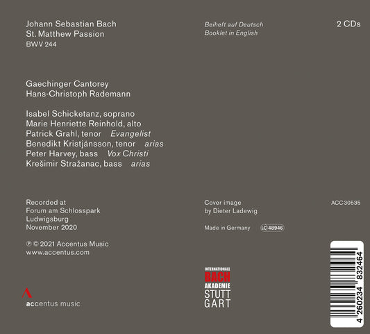 J.S. Bach: St. Matthew Passion