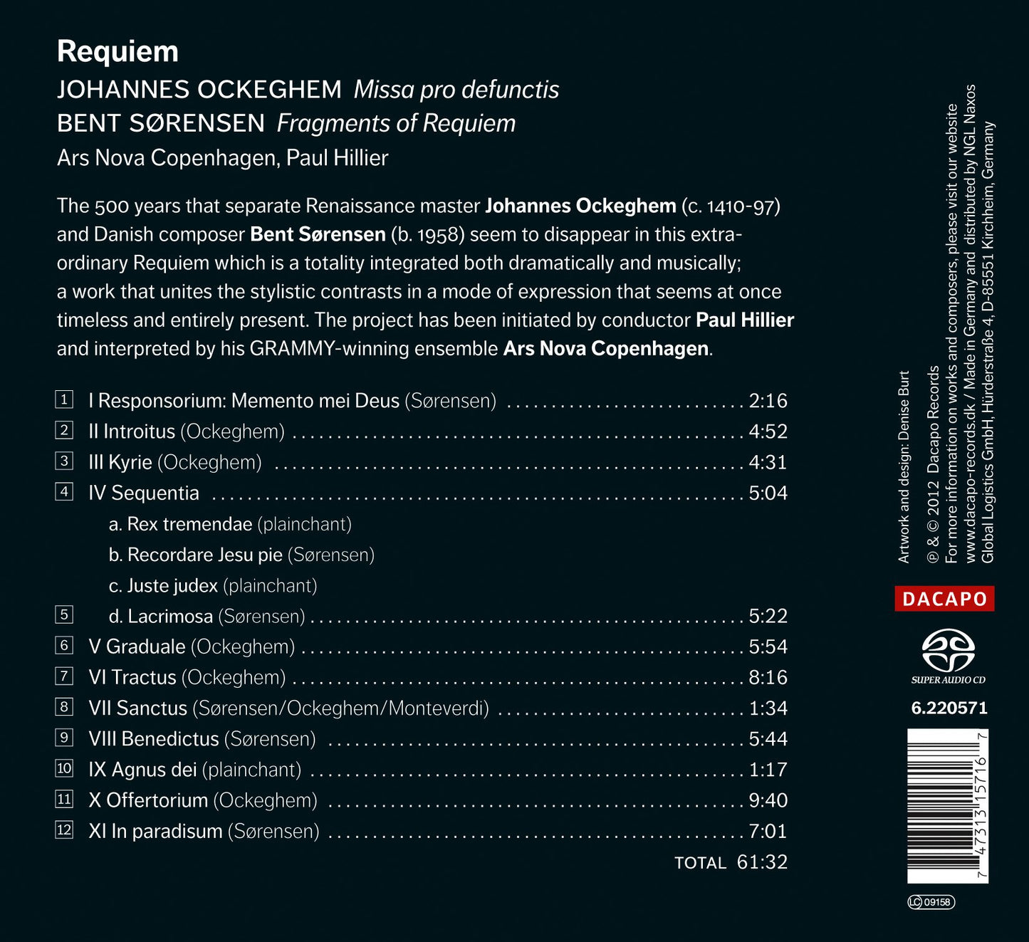 Sorensen & Ockeghem: Requiem