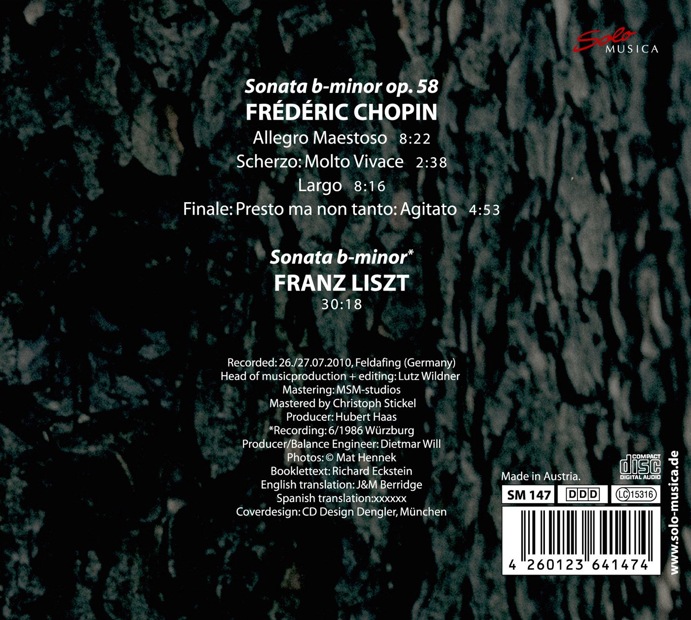 Chopin & Liszt: Piano Sonatas in B minor