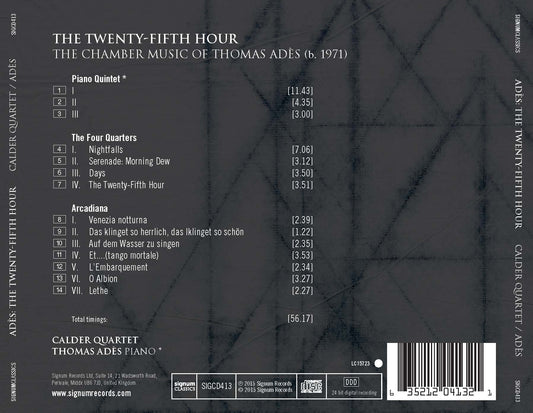 Adès: The Twenty-Fifth Hour - Chamber Music of Adès
