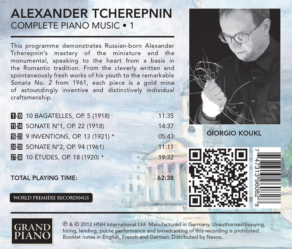 Tcherepnin: Piano Music, Vol. 1