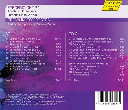 Chopin: Famous Piano Works