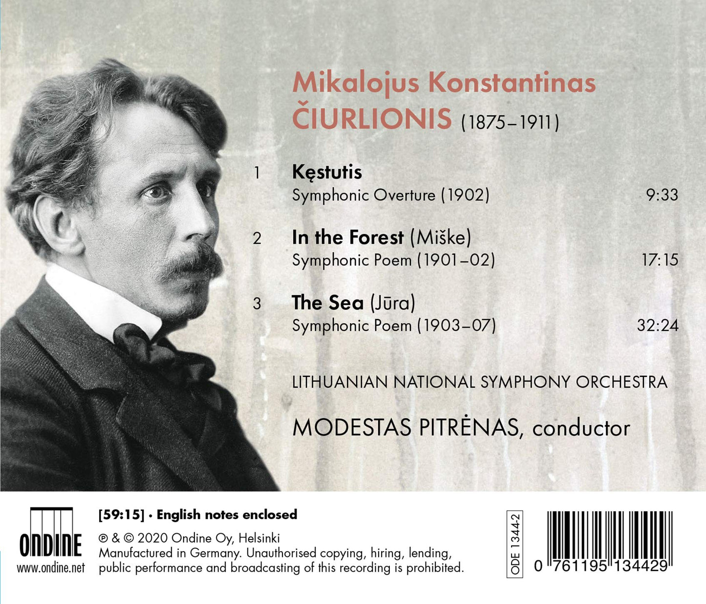 Ciurlionis: The Sea - In The Forest - Kestutis Overture