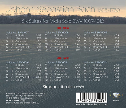 SIX SUITES FOR VIOLA SOLO