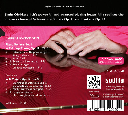 R. Schumann: For Clara - Piano Works, Vol. 1