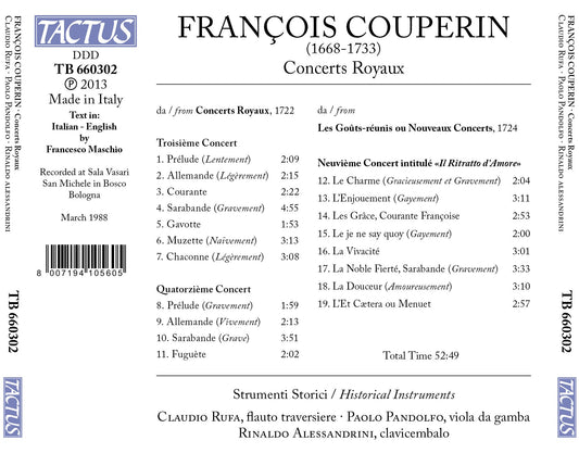 Couperin: Concerts royaux