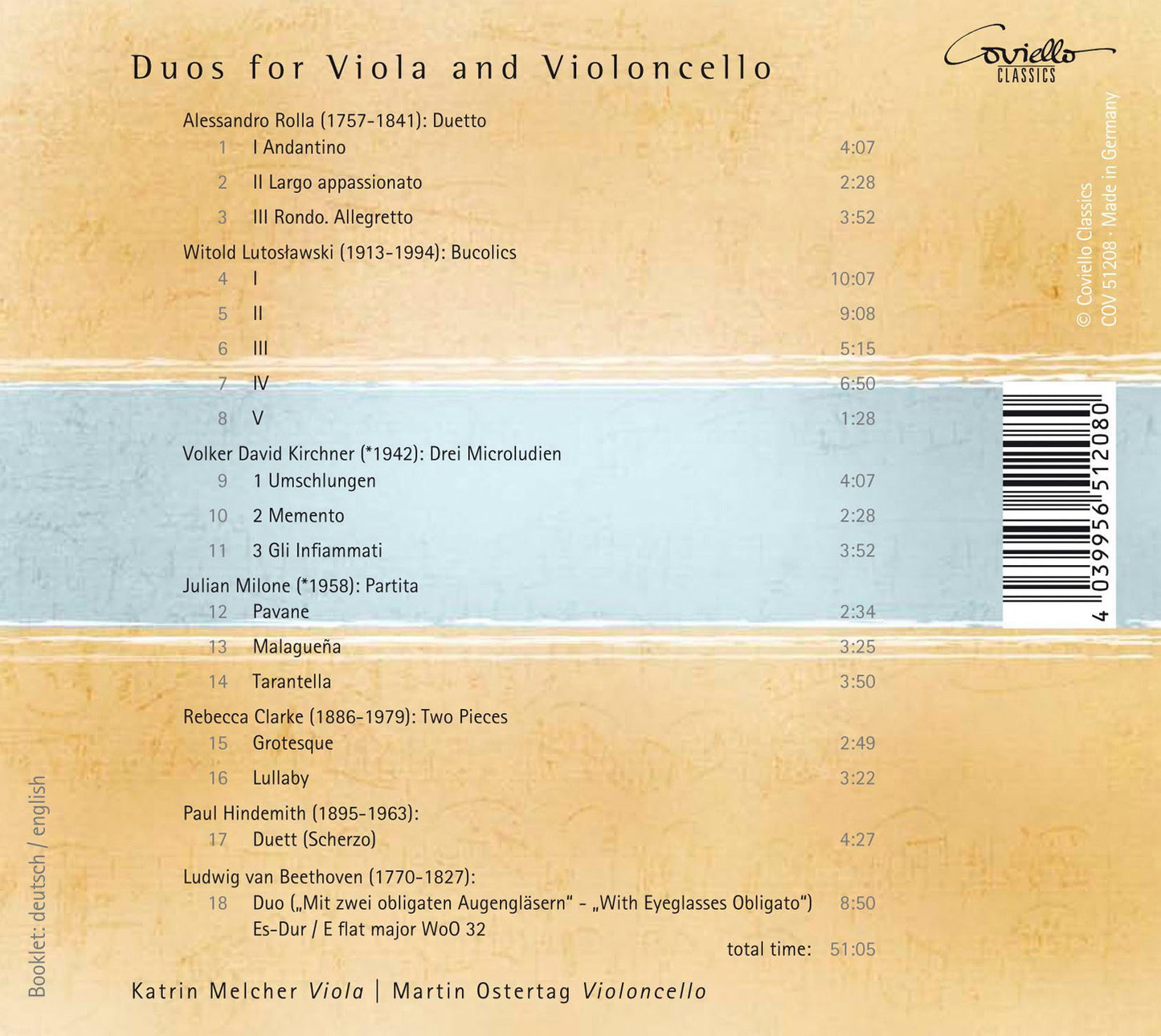 Duos for Viola and Violoncello