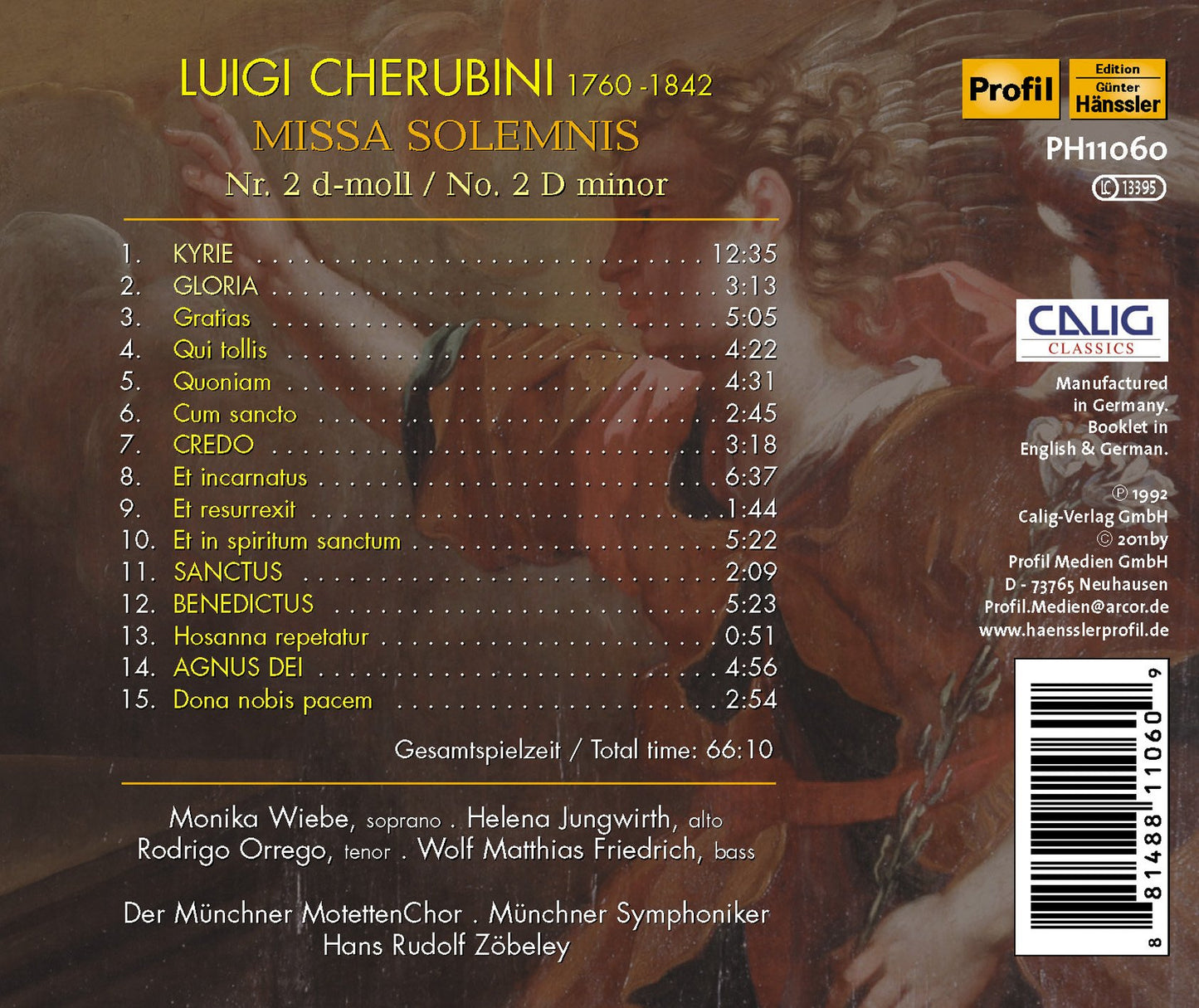 Cherubini: Missa Solemnis Nr. 2 d-moll