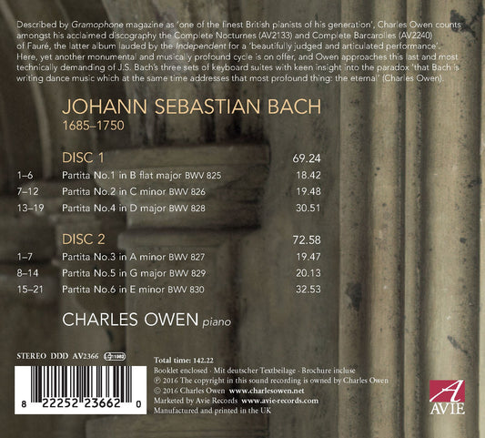 Bach: The Six Keyboard Partitas