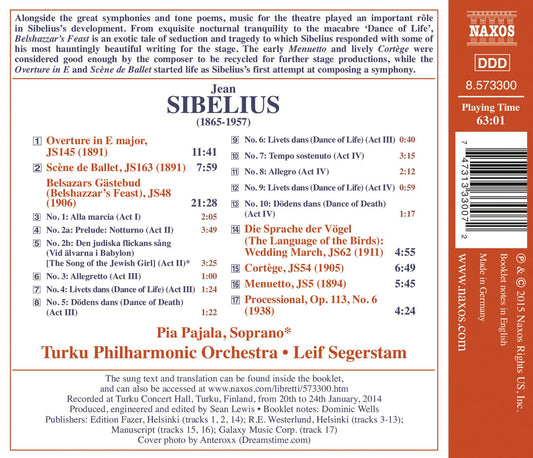 Sibelius: Belshazzar's Feast & Other Orchestral Pieces