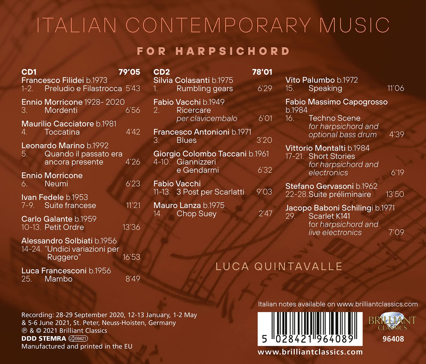 ITALIAN CONTEMPORARY MUSIC