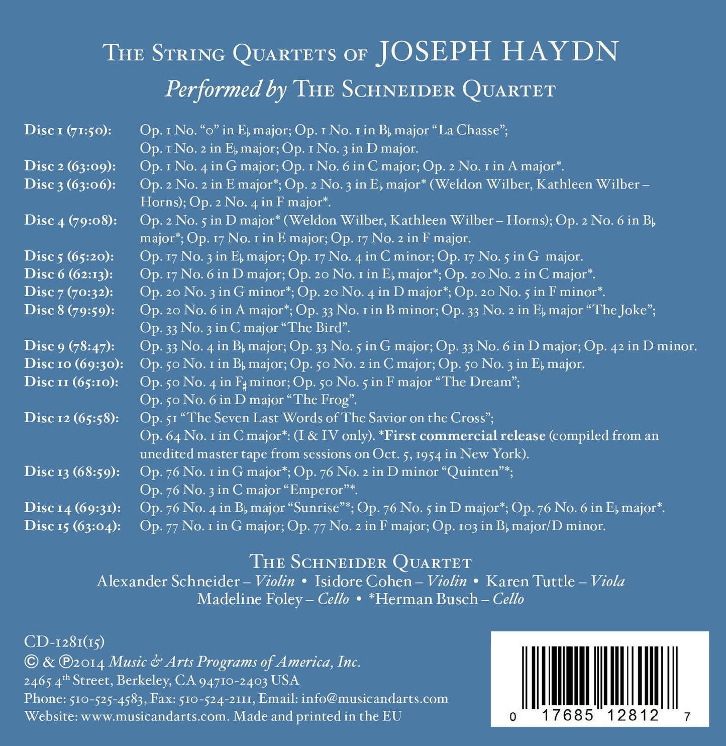 Haydn: String Quartets
