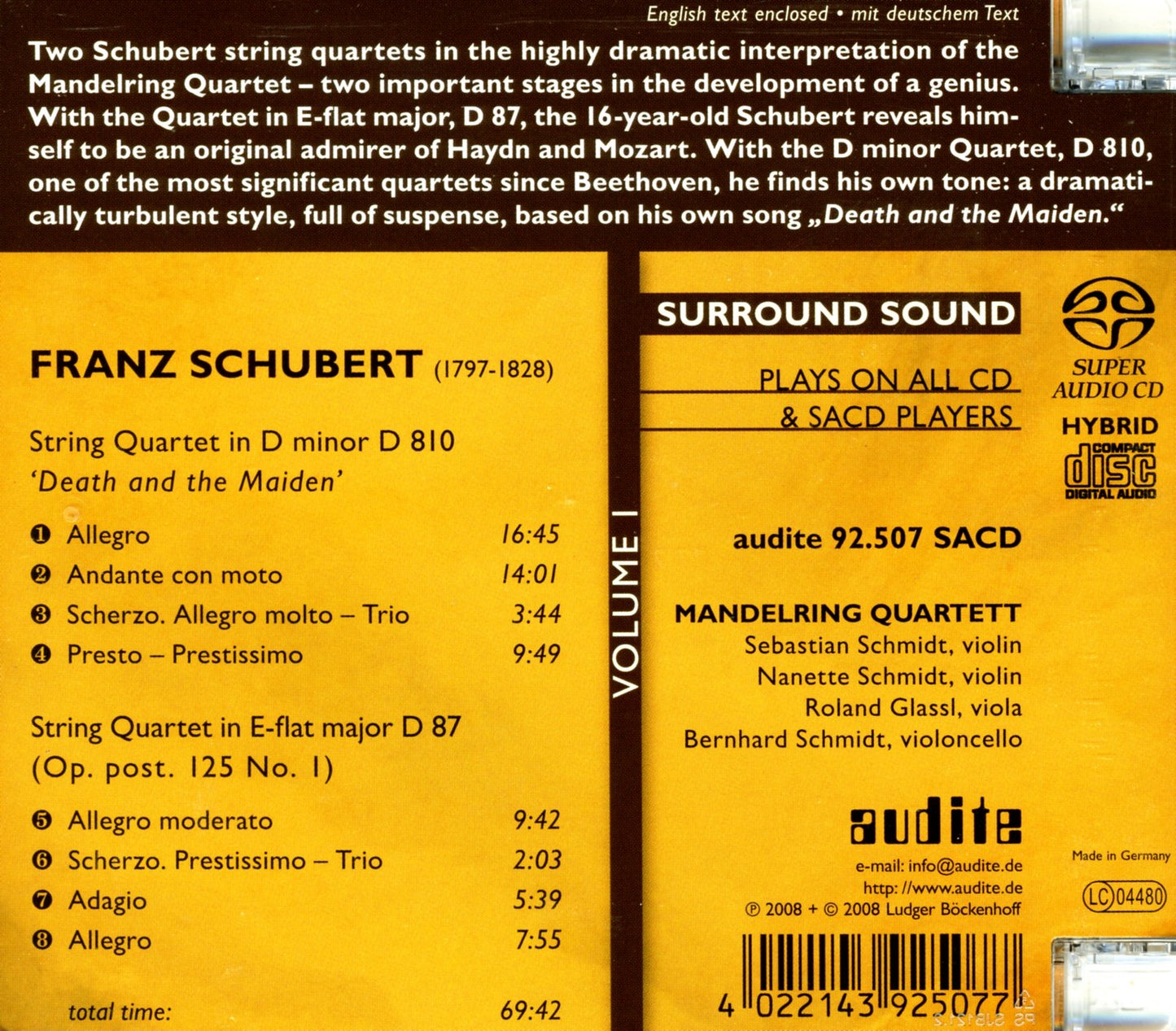 V 1: STRING QUARTETS