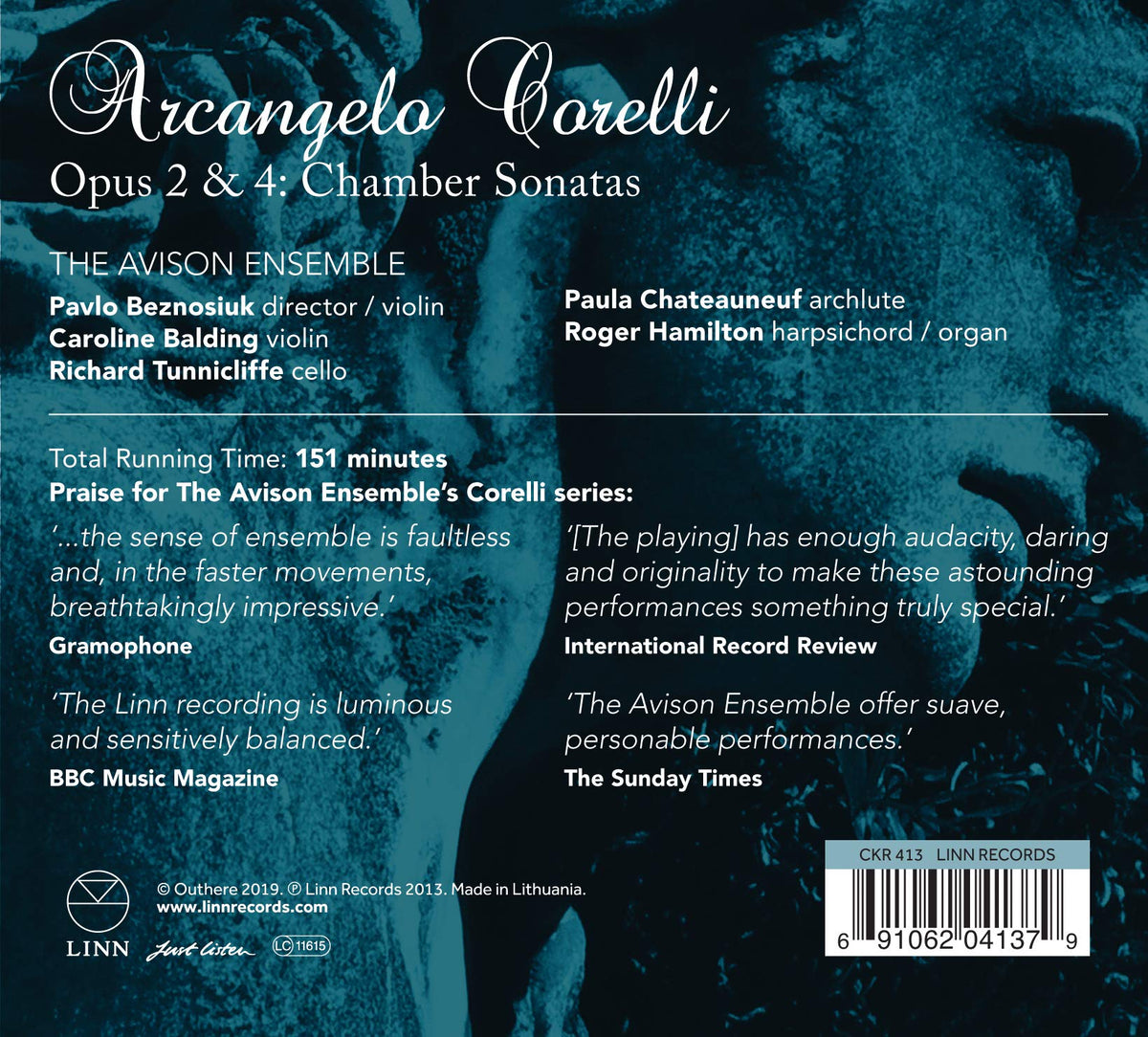 OPUS 2 & 4 - CHAMBER SONATAS