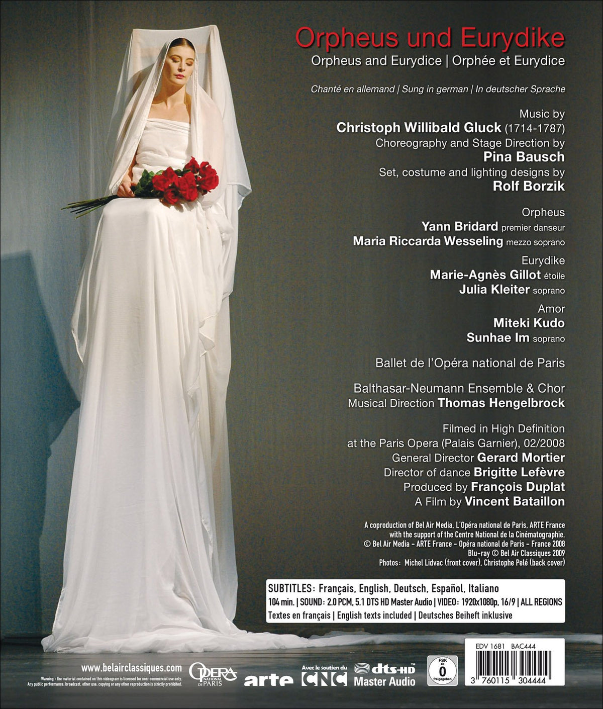 ORPHEUS AND EURYDICE (BLURAY)