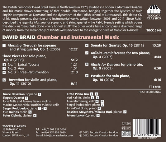 Braid: Chamber and Instrumental Music