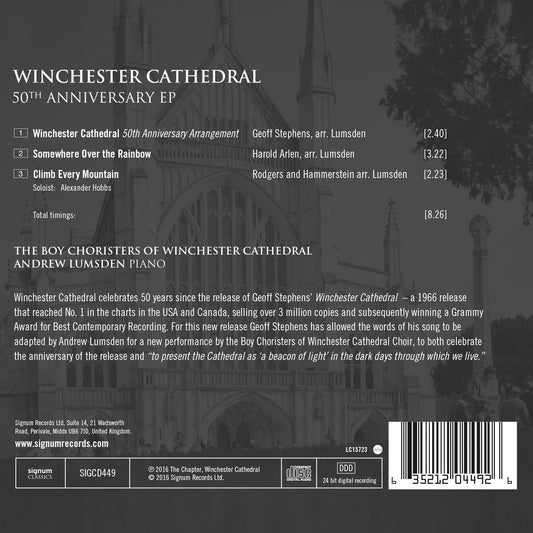Wichester Cathedral 50th Anniversary EP