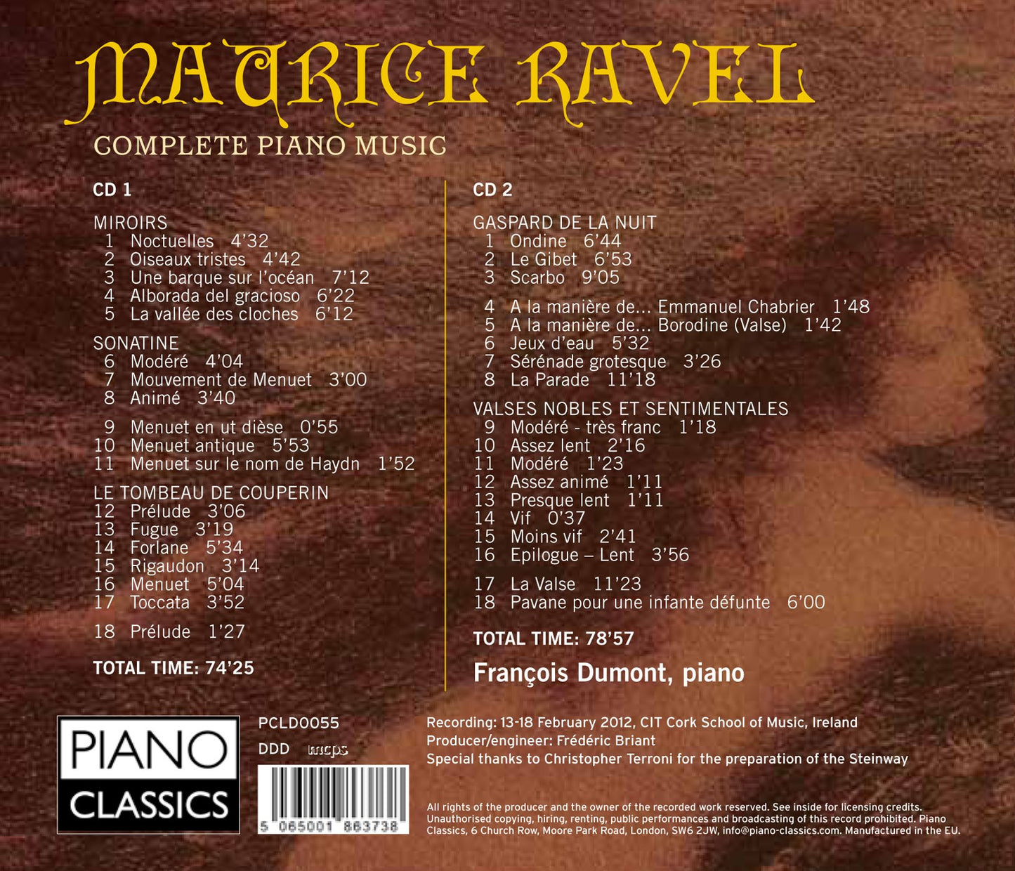 Ravel: Complete Piano Music