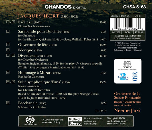Ibert: Orchestral Works