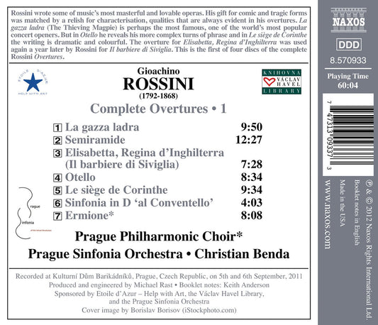 Rossini: Complete Overtures, Vol. 1