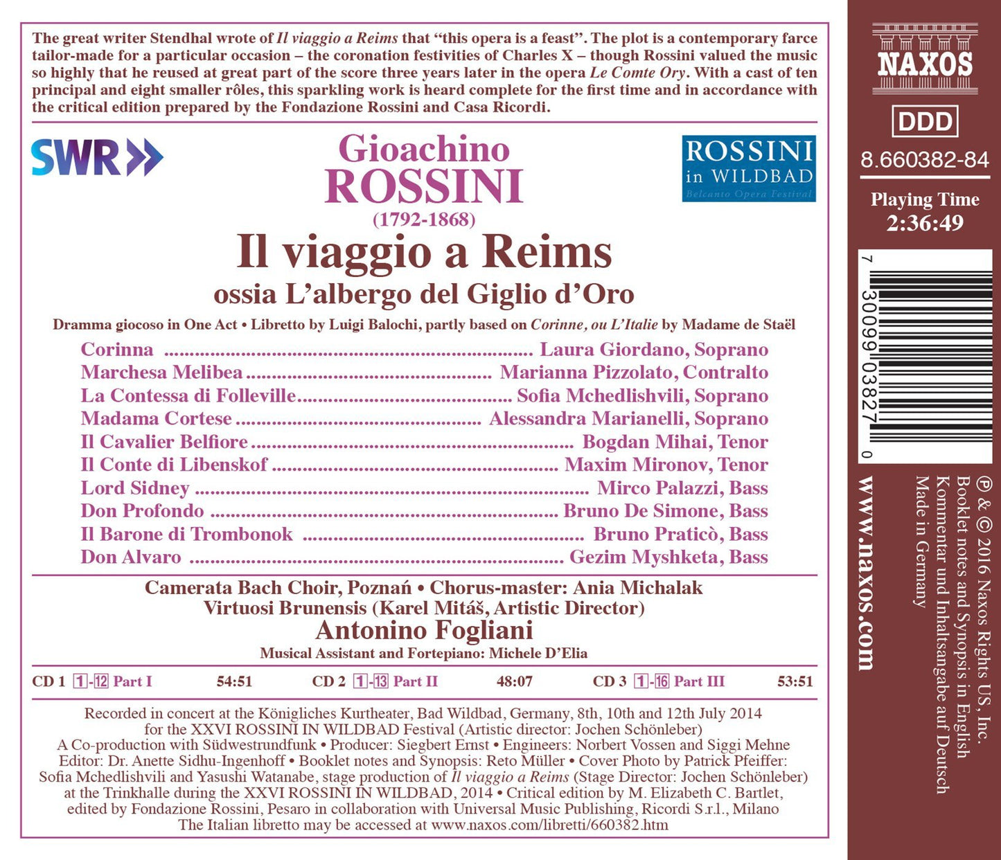 Rossini: Il viaggio a Reims (Live)