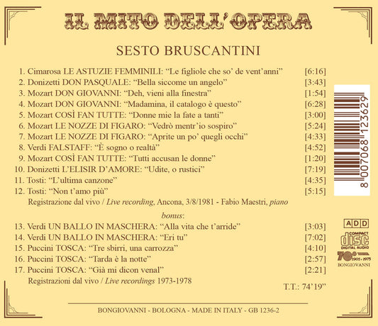 Il mito dell'opera: Sesto Bruscantini
