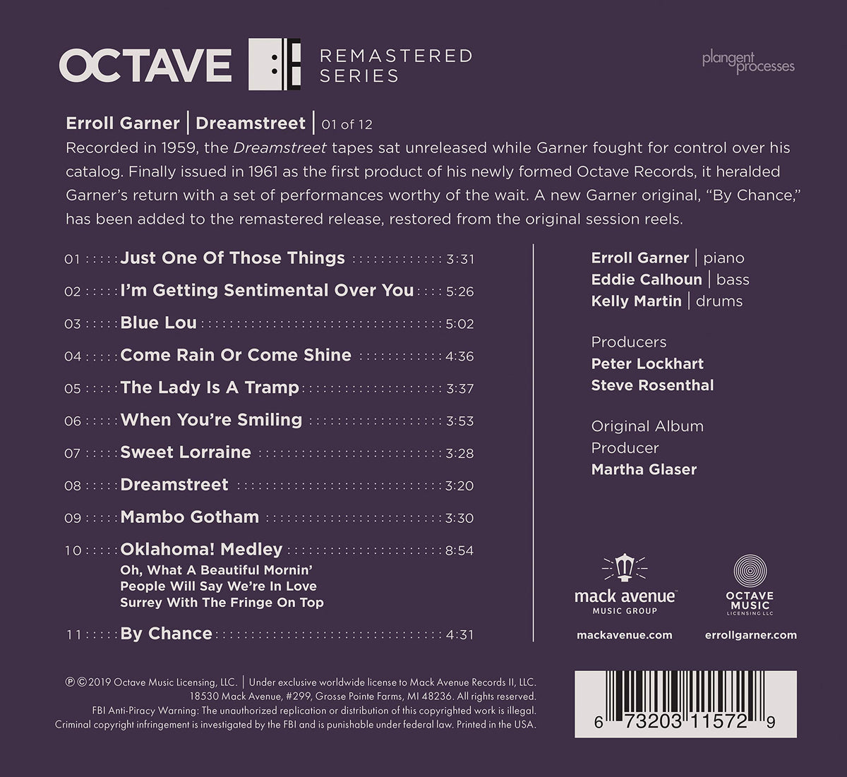 DREAMSTREET (OCTAVE REMASTERED SERIES)