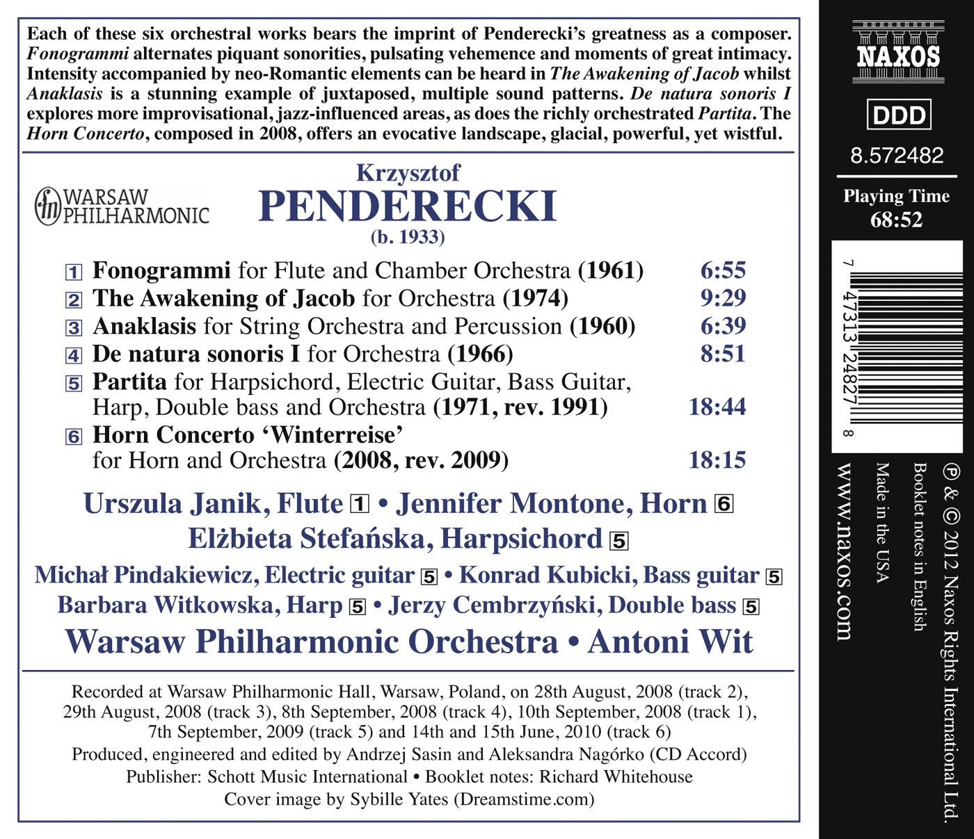 Penderecki: Fonogrammi - Horn Concerto