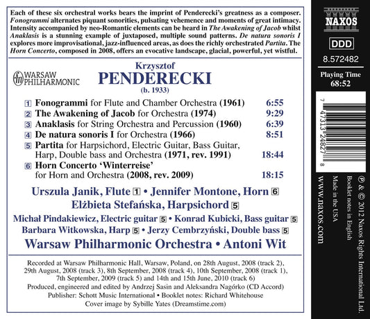 Penderecki: Fonogrammi - Horn Concerto