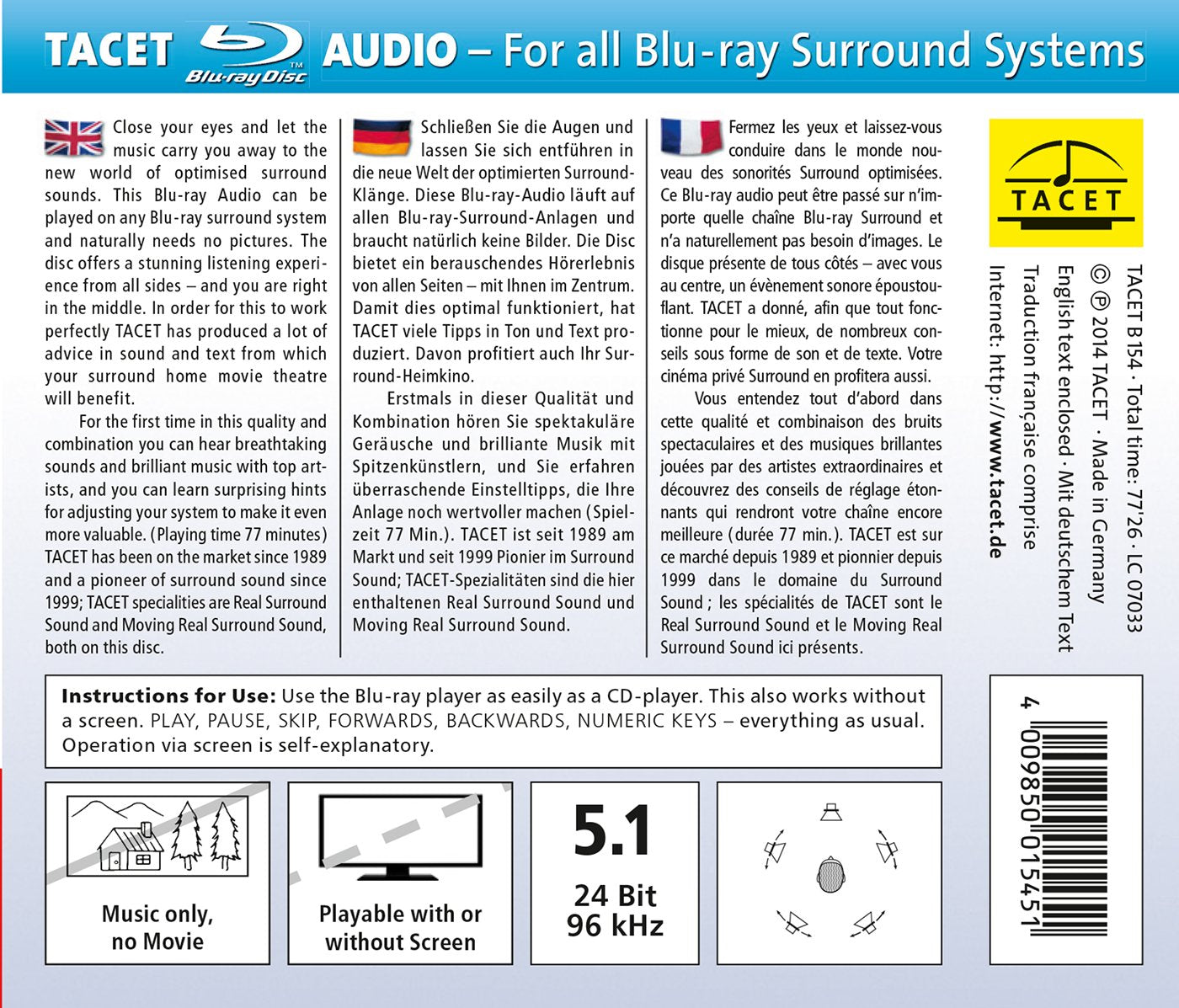 MORE POWER (BLURAY AUDIO)