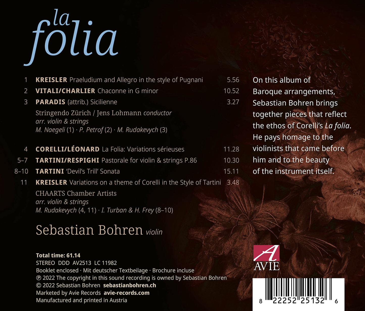 Kreisler: La Folia