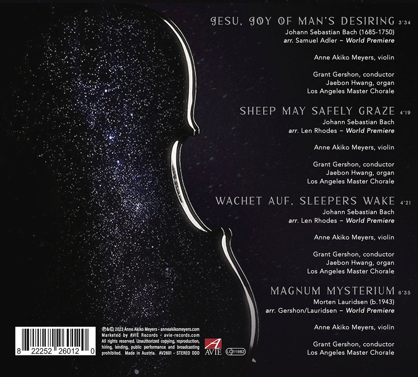 J.S. Bach: Mysterium / Anne Akiko Meyers (EP)