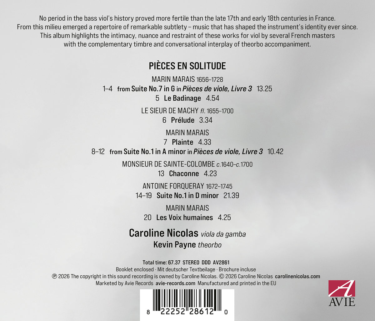 Pieces en solitude