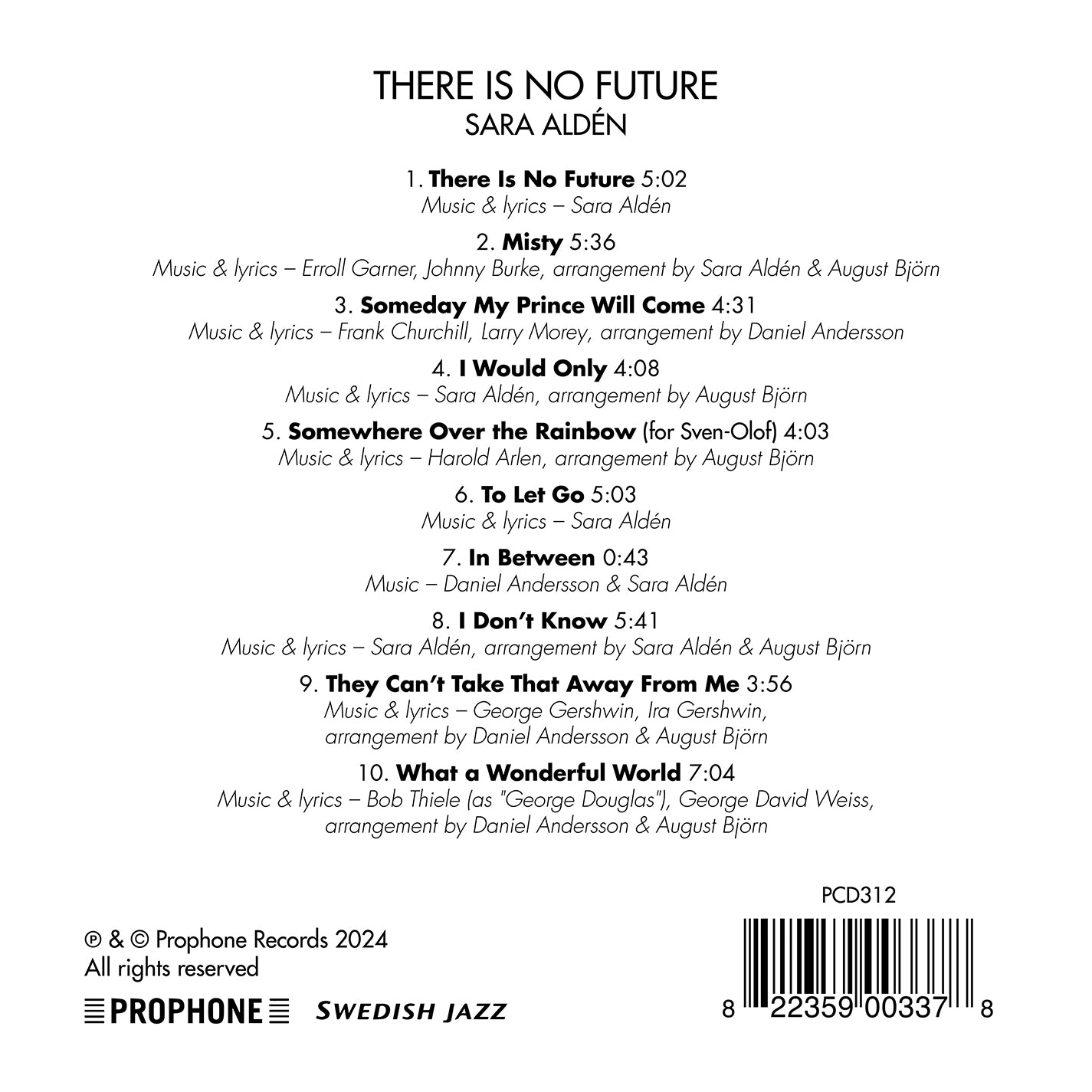 There Is No Future / Sara Alden