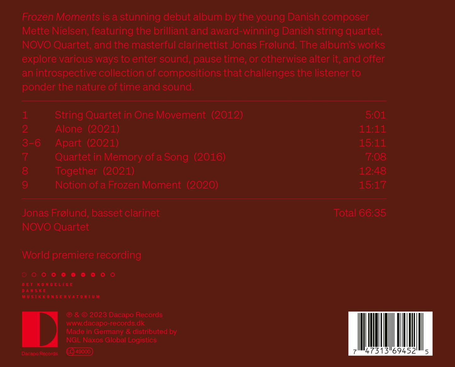 Nielsen: Frozen Moments