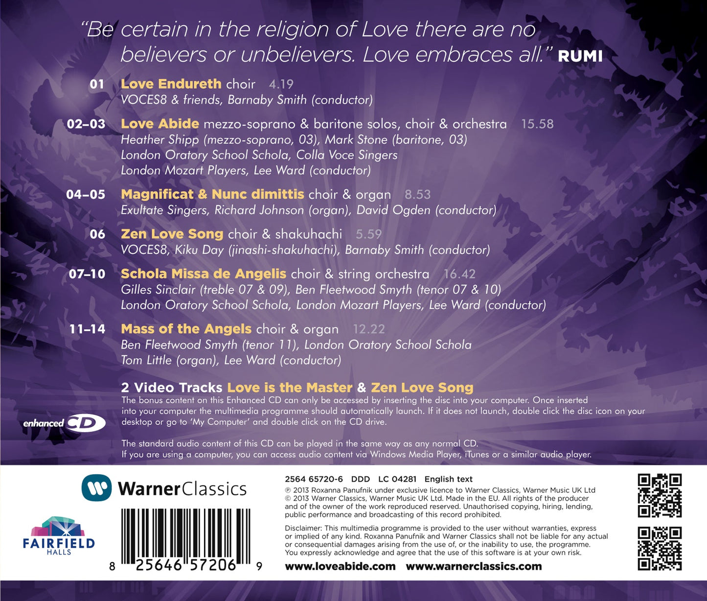 Love Abide Panufnik, Voces8 & Friends, Smith, Shipp, Stone, London Oratory School Schola, Colla Voce Singers, L