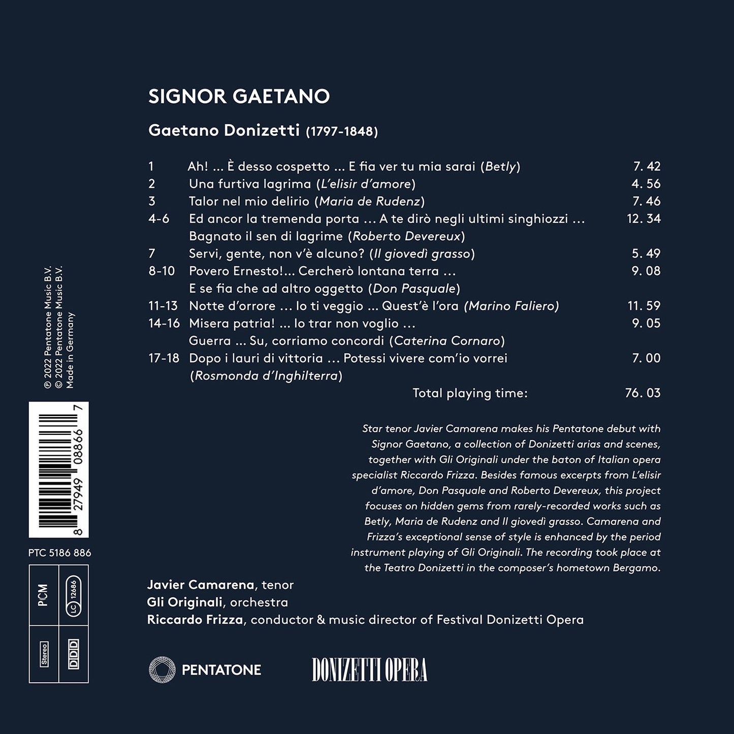 Donizetti: Signor Gaetano
