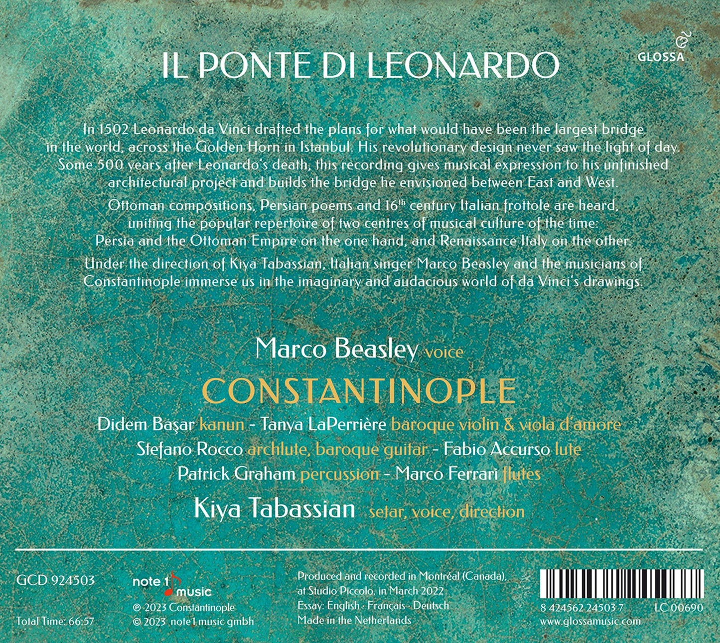 Dalza, Tabassian & Tromboncino: Il Ponte Di Leonardo