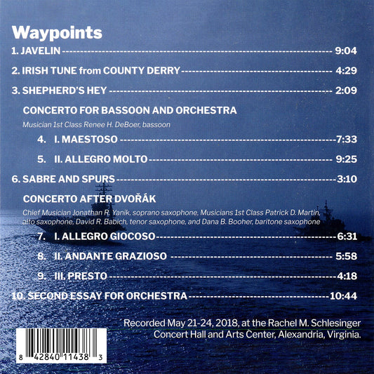 Barber, Canfield, Grainger, Sousa, Torke & Zwilich: Waypoint