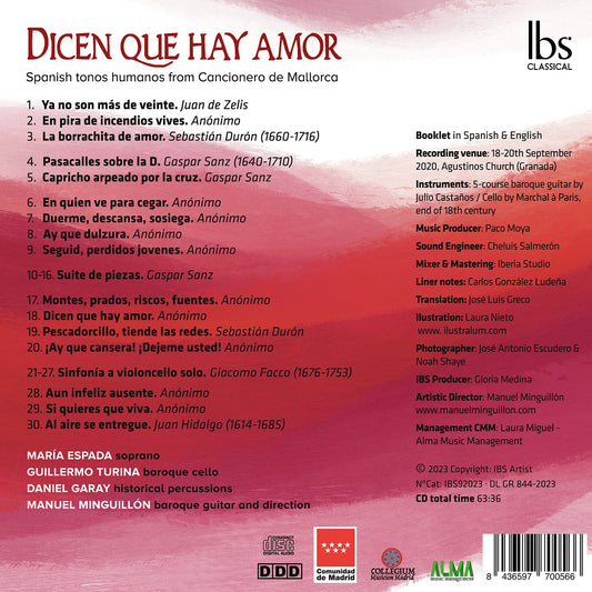 Dicen que hay amor - Cancionero de Mallorca