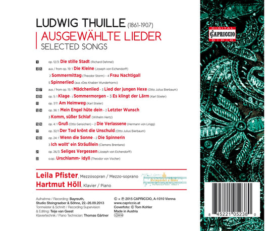 Thuille: Ausgewählte Lieder