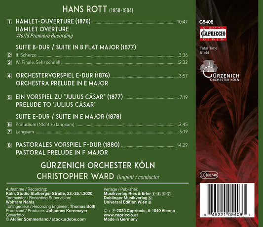 Rott: Complete Orchestral Works, Vol.1