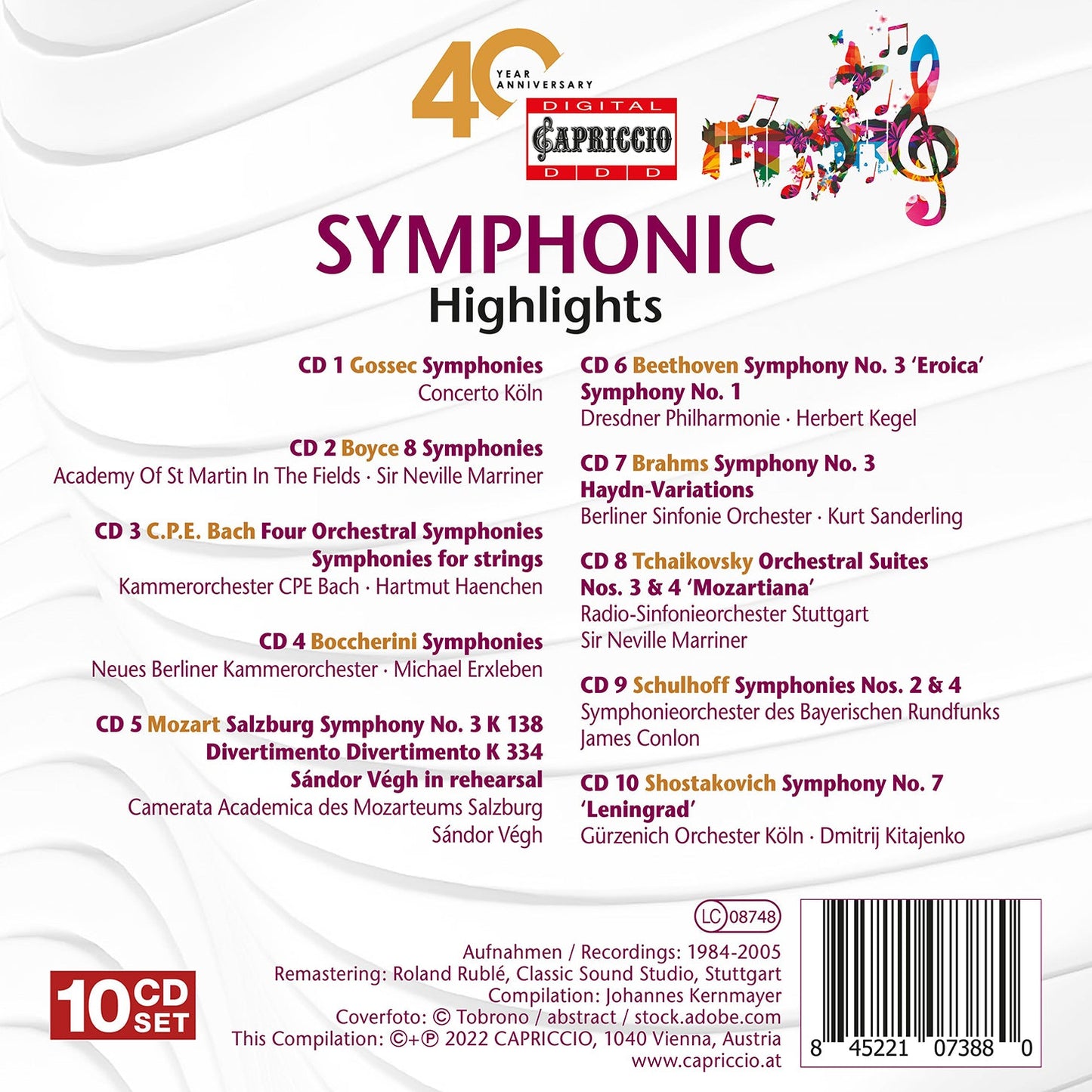 40Th Anniversary - Symphonic Highlights