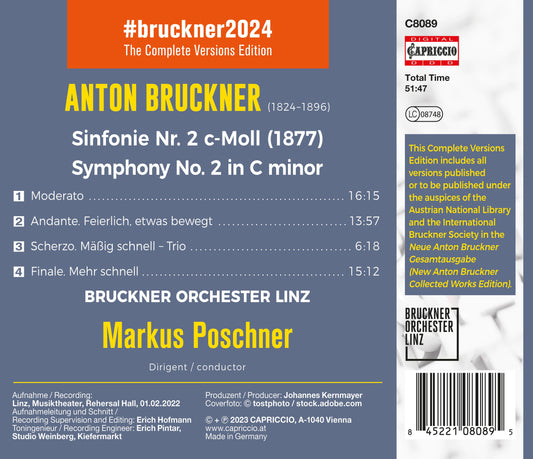 Bruckner: Symphony No. 2 (1877 Version)