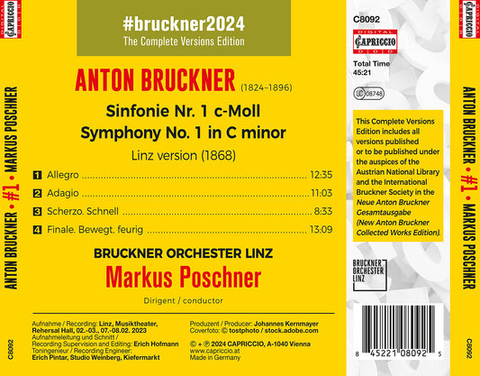 Bruckner: Symphony No. 1 (1868)